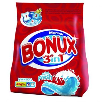 Detergent rufe pudra manual 400 gr Bonux