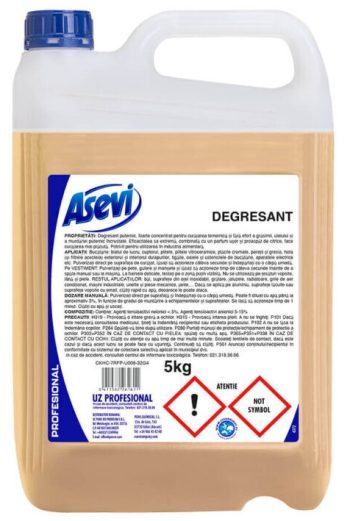 Detergent degresant 5 litri Asevi